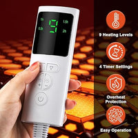 HeatBelt Pro™ Wärmegürtel Rücken 150cm – 9 Stufen + Timer + Abschaltautomatik