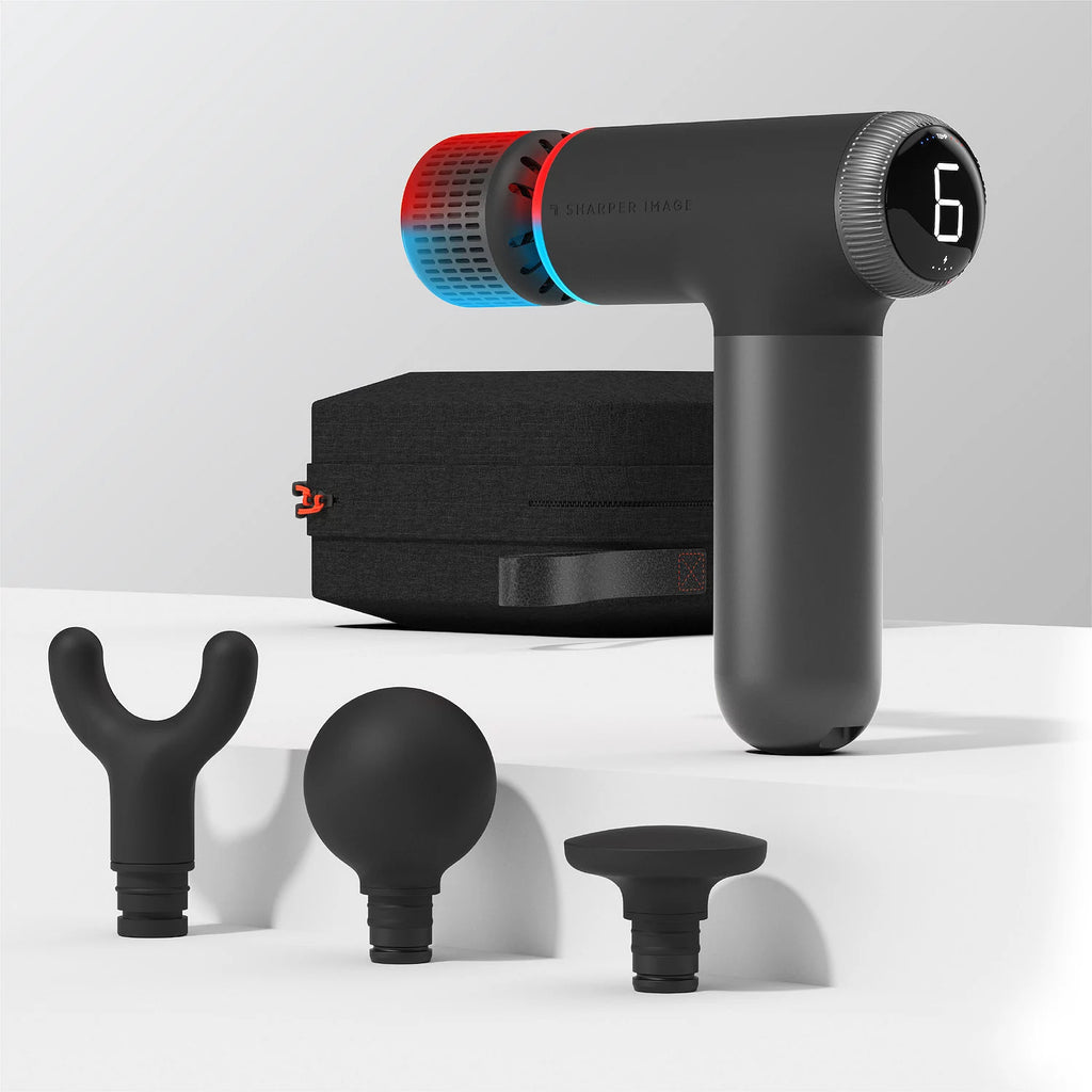 ThermoGun Pro™ Massagepistole – Hot & Cold Tiefenmassage mit Aufsätzen