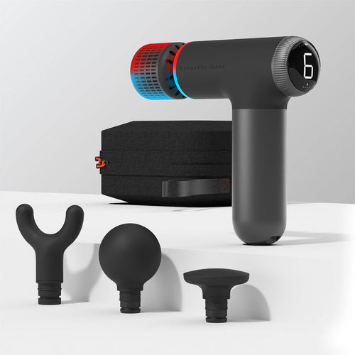 ThermoGun Pro™ Massagepistole – Hot & Cold Tiefenmassage mit Aufsätzen